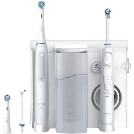 Oral-B Kit Irrigador Bucal Oxyjet y Cepillo Eléctrico iO Series 4 Blanco Oral-B Kit Irrigador Bucal Oxyjet y Cepillo Eléctrico iO Series 4 Blanco